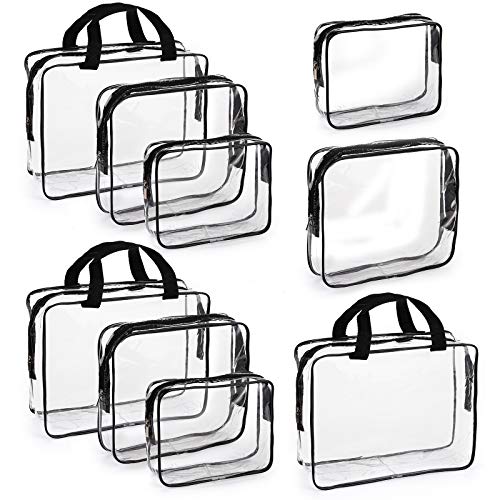 Clear Makeup Bags: TSA Approved Toiletry Bag Set