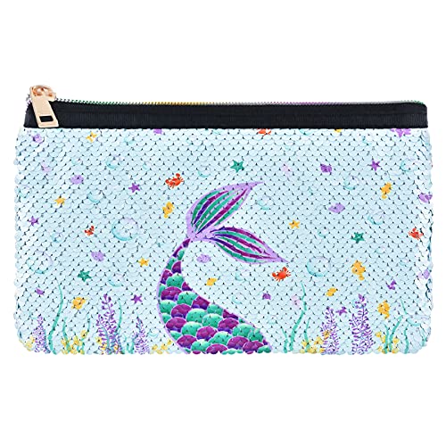 Mermaid Glitter Sequin Makeup Bag