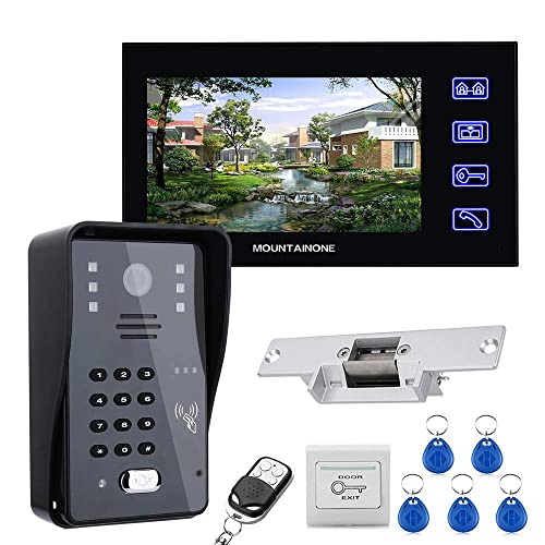 7" RFID Password Intercom System with Remote Control