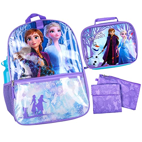 Disney Frozen Anna Elsa Backpack Set