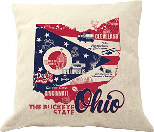 DrupsCo Ohio State Pillow Cover