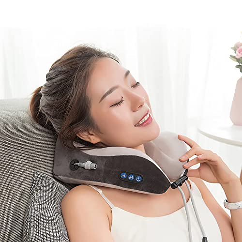 Electric Neck Massager, U-shaped Cervical Massager With Durable Memory  Foam, Massage Pillow For Deep Tissue Kneading And Relaxation, Ideal For  Airplane, Car, Travel, Office And Home, Single Node Version