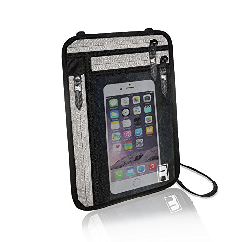 RFID Neck Wallet Travel Passport Holder Stash RFID Neck Wallet Travel Passport Holder Stash