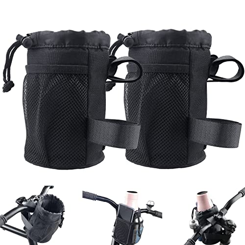 Bike Cup Holder with Mesh Oxford Pocket