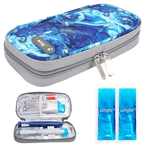 Insulin Cooler Travel Case - Diabetics Care Insulated Organizer Portable Cooling Bag