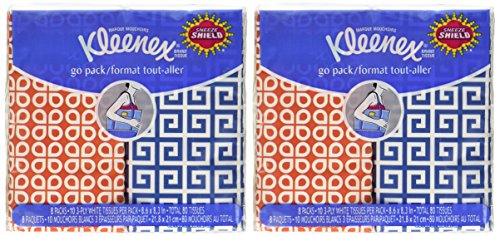 Kleenex 3-Ply Pocket Packs - On-the-Go Facial Tissues