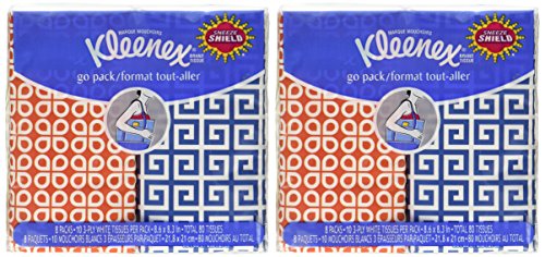 Kleenex 3-Ply Pocket Packs - On-the-Go Facial Tissues