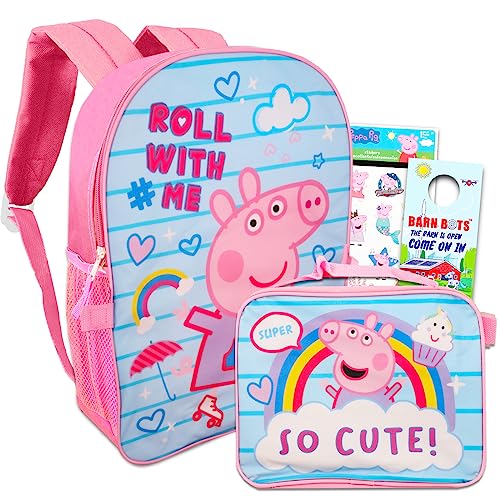 Peppa Pig Backpack Lunch Box Set
