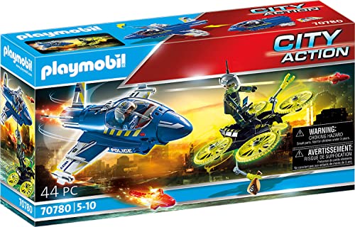 Playmobil Police Jet and Drone Set