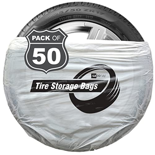 Saponay Tire Storage Bags - 50 Pack