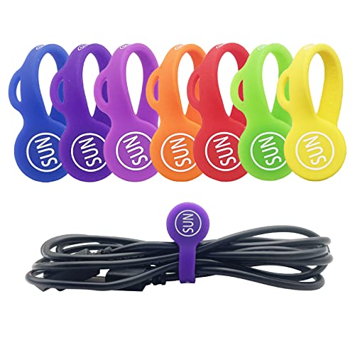 SUNFICON Cable Organizers 7-Pack