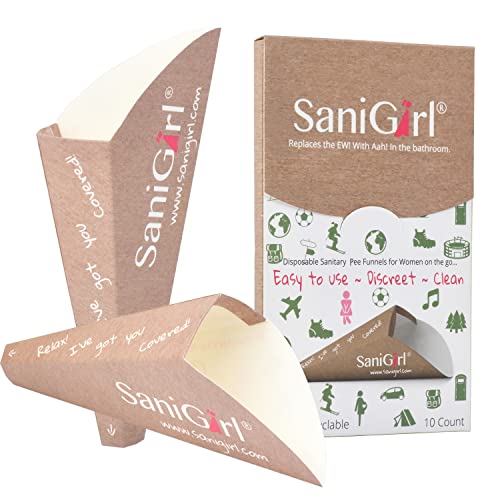 SaniGirl Female Urination Device - Portable Disposable Urinal for Women