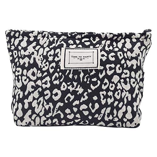 LYDZTION Leopard Print Makeup Bag