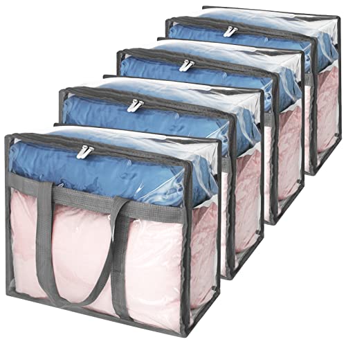 Fixwal Clear Clothes Storage Bags