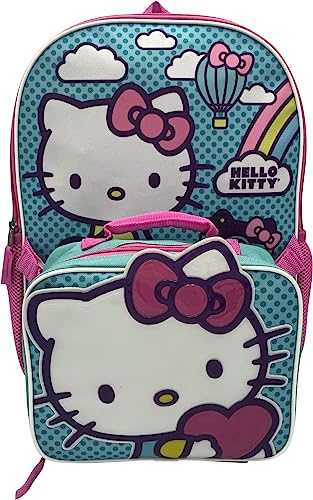 Fast Forward Kid's Hello Kitty Backpack With Lunch Box Combo Set