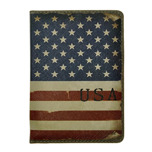 Vintage PU Leather Travel Wallet Passport Holder