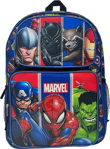 Marvel Superheroes 16" Licensed Cargo School Backpack For Boys