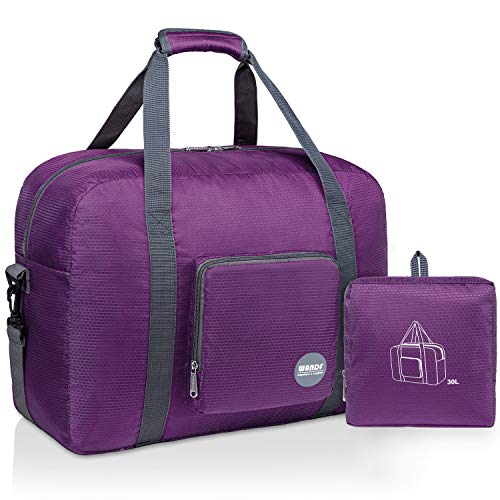 WANDF 18" Foldable Travel Duffle Bag