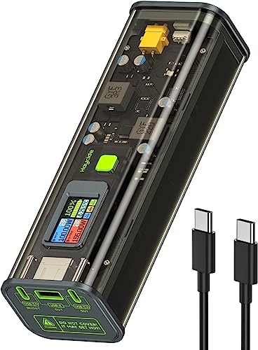 Haycide Transparent Power Bank with 20000mAh Battery