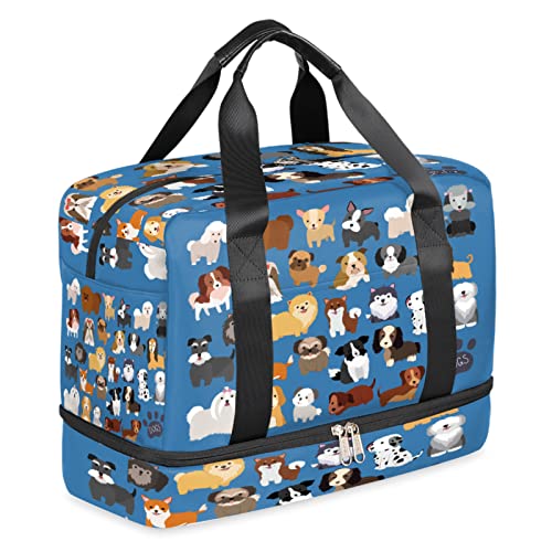 Cute Dog Gym Bag