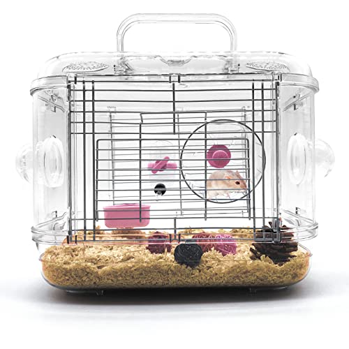 Portable Hamster Travel Cage with Accessories