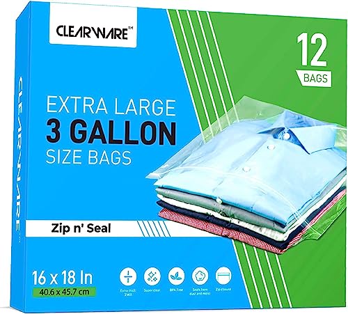 Clearware Large Plastic Bags