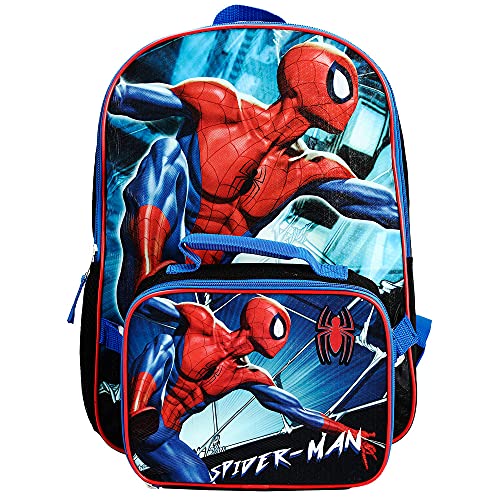 Spiderman Kids Backpack and Lunch box Set