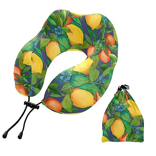 KOPIRIT Citrus Fruits Travel Pillow