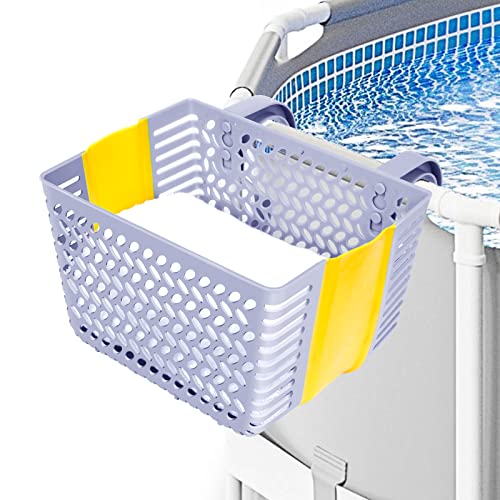 Poolside Storage Basket for Above Ground Pools