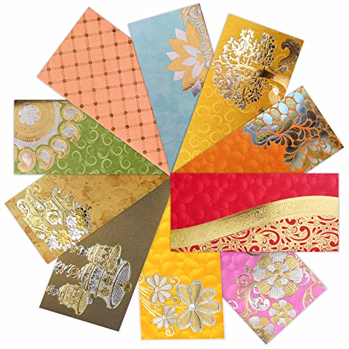 PARTH IMPEX Shagun Gift Envelope Pack - Vibrant Designs and High-Quality