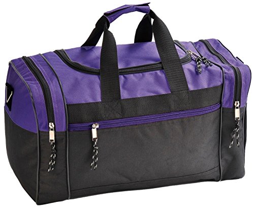 17" Purple Duffle Bag for Travel and Sports
