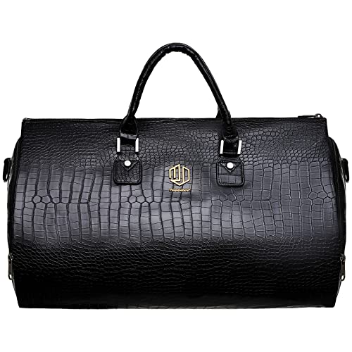 Modoker Convertible Leather Garment Bag