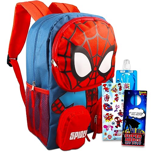 Spiderman Backpack for Boys Set
