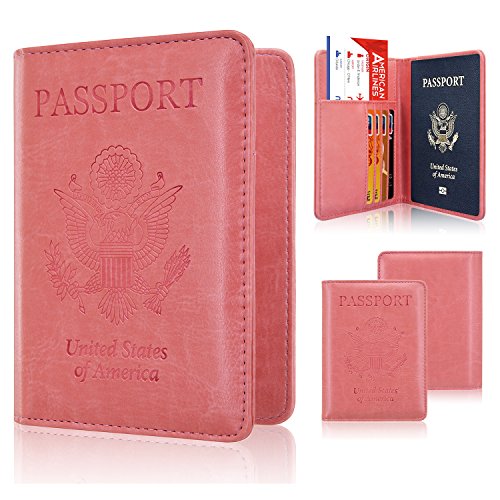 ACdream Passport Holder Case, Light Pink