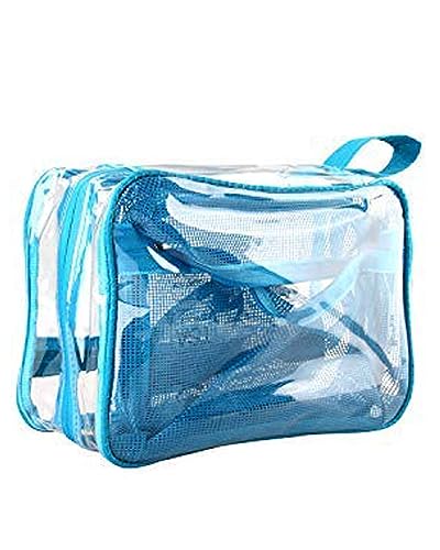 Hanging Toiletry Bag with Detachable TSA Approved Small Clear Bag