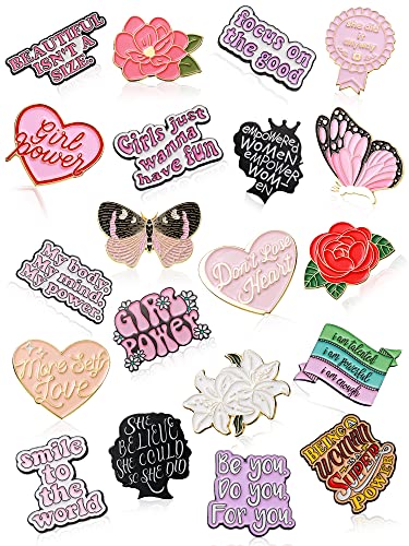 Girl Power Enamel Pin Set
