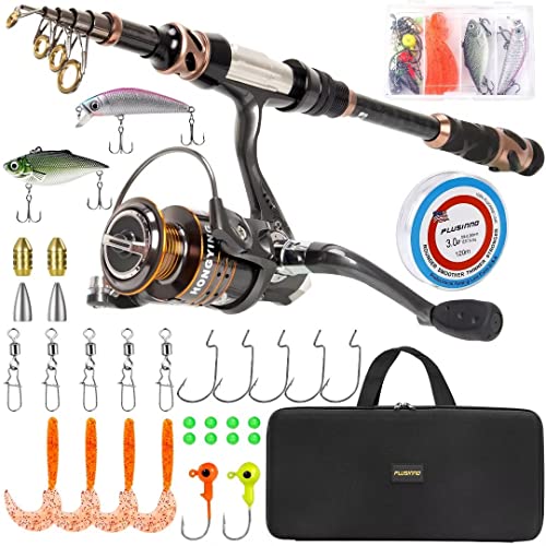 PLUSINNO Fishing Rod and Reel Combo