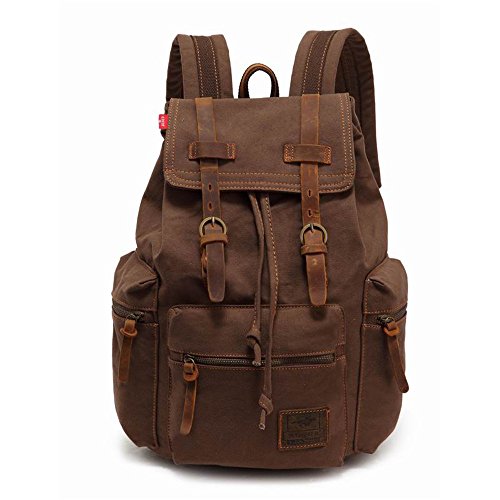 AUGUR Canvas Vintage Backpack