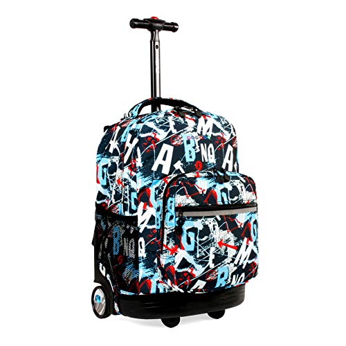 Kids Rolling Backpack for Girls Boys Teen