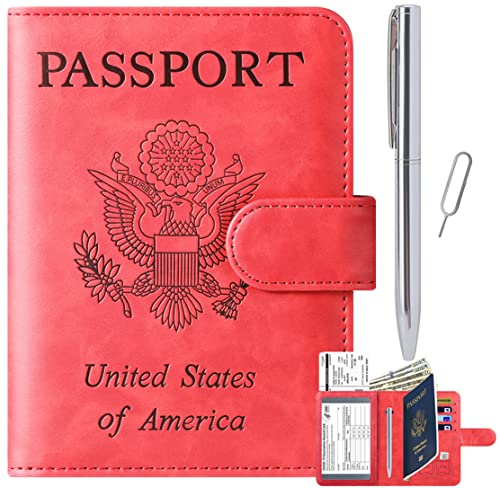 Passport Holder and Vaccine Card Combo Wallet