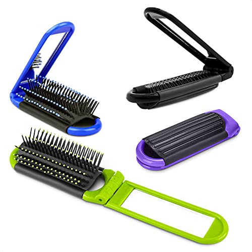 Portable Hair Brush Folding