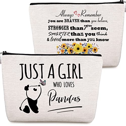 Cute Panda Makeup Bag - Perfect Gift for Girls