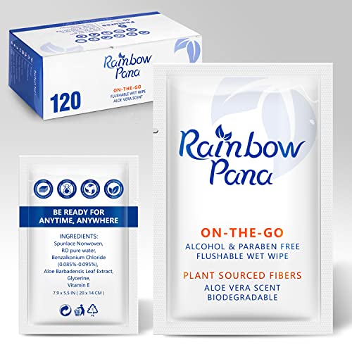 RainbowPana Flushable Wipes