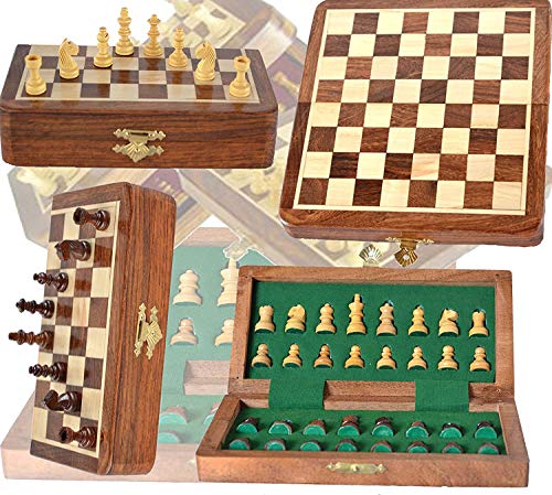 Chess Bazar Magnetic Travel Pocket Chess Set