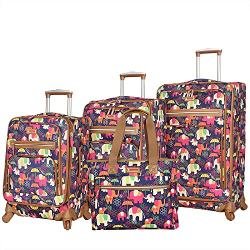 Lily Bloom 4-Piece Luggage Set