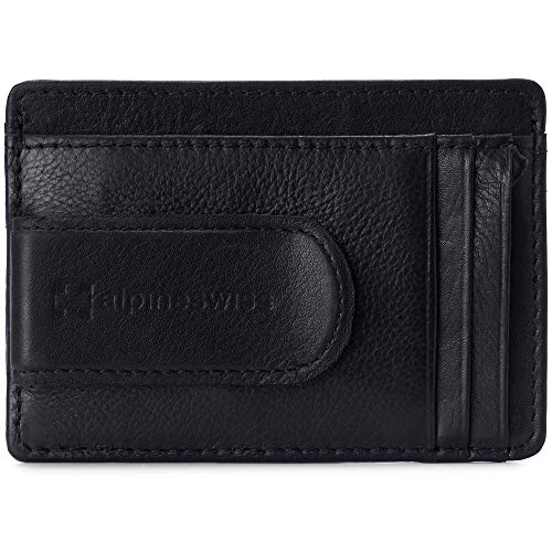 Alpine Swiss RFID Dermot Money Clip Wallet