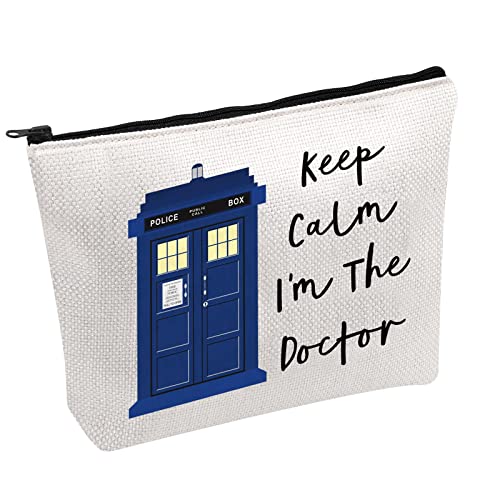 Doctor Makeup Bag Zipper Pouch for TV Show Fans