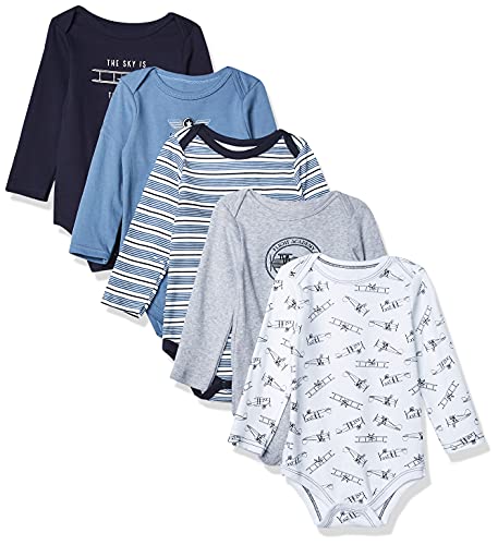 Hudson Baby Cotton Long-sleeve Bodysuits