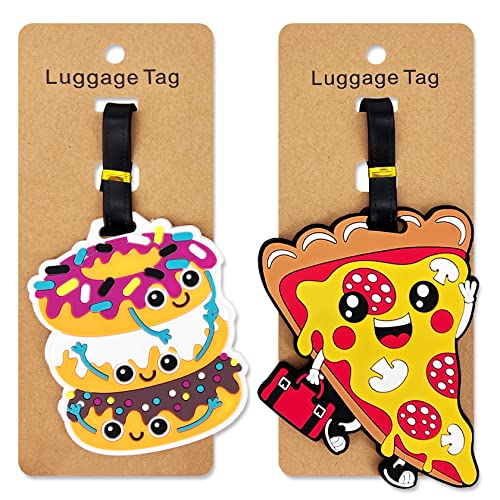 Pizza Luggage Tags