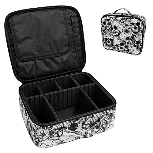Skull Makeup Bag Organizer